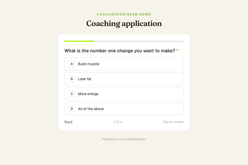 A Forms Pro application